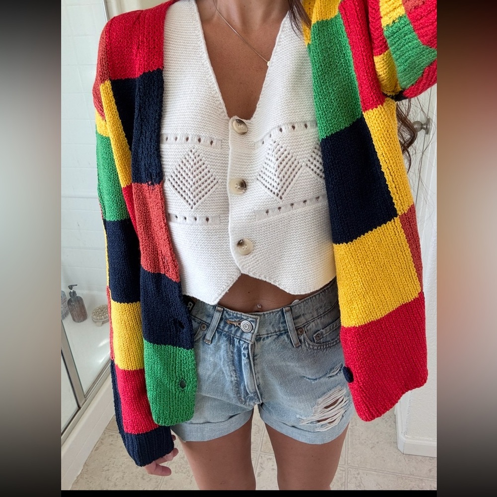 Funky abstract sweater